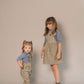 KIX BLUE/YELLOW STRIPED ROMPER