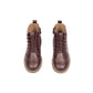 CAMILLE KIDS VINTAGE CHERRY LEATHER WINGTIP BOOTIES