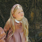 BAMBOO PINK WOOL EMBROIDERED DRESS