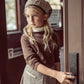 COCO BLANC MOCHA COLORBLOCK TURTLE NECK