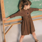 KIX BROWN DENIM JUMPER