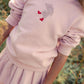 MINI NOD PINK UMBRELLA PATCH SWEATSHIRT