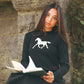 URBAN EDGE BLACK HORSE KNIT SWEATER