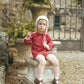 BACE COLLECTION MAUVE STRIPED LOGO BLOOMERS