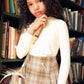 BACE COLLECTION CAMEL PLAID PLEAT SKIRT