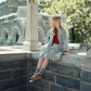 COTTIER HEATHER GREY ZIPPER SWEATSHIRT