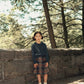 COTTIER EMERALD TEXTURED KNIT COLLAR SWEATER