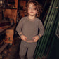 BACE COLLECTION LIGHT GREY PRINT KNIT SWEATER SET