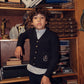 BACE COLLECTION NAVY BUTTON DOWN COLLAR CARDIGAN