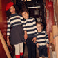 BACE COLLECTION NAVY STRIPE SWEATSHIRT SET