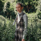 VALENTINA GREY SPECKLED PLAID JUMPER
