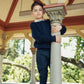 COTTIER NAVY SLIM STRETCH PANTS