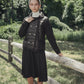 VALENTINA BLACK PUFFER DOUBLE BREASTED JACKET
