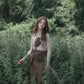 VALENTINA BEIGE FRINGE HORSE EMBROIDERED SWEATER