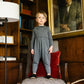 ANALOGIE MID GREY KNIT OVERALLS