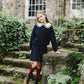 ANALOGIE NAVY EMBROIDERED CHERRY SWEATSHIRT