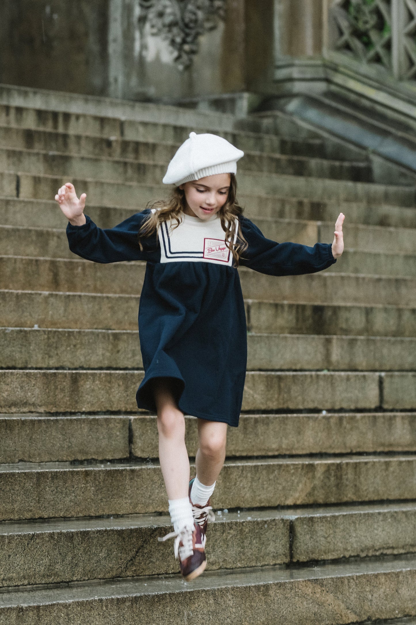 ANALOGIE NAVY BON VOYAGE DRESS