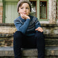 ANALOGIE BLUE HEIRLOOM KNIT SWEATER
