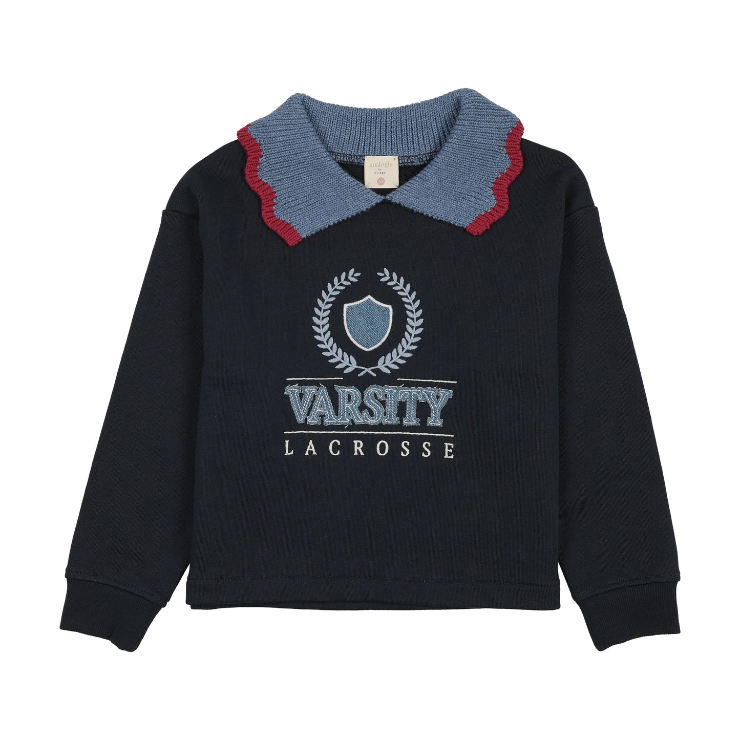 ANALOGIE NAVY DENIM FAN CLUB GIRLS SWEATSHIRT