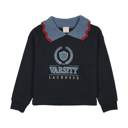 ANALOGIE NAVY DENIM FAN CLUB GIRLS SWEATSHIRT