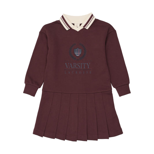 ANALOGIE PLUM FAN CLUB DRESS