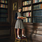ANALOGIE BLUE PLAID SMOCKED SKIRT