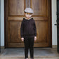 ANALOGIE CHOCOLATE BROWN CHUNKY V NECK SWEATER
