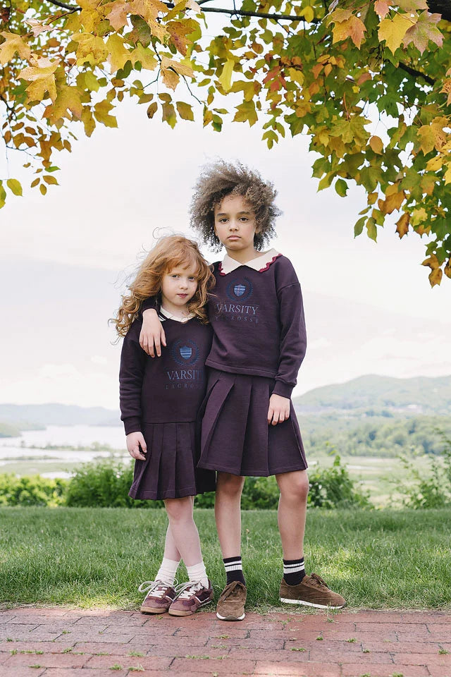 ANALOGIE PLUM FAN CLUB DRESS