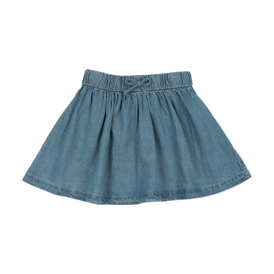 LIL LEGS DENIM TENCIL CIRCLE SKIRT [FINAL SALE]