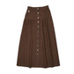 URBAN EDGE BROWN DENIM DROP WAIST SKIRT