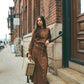 URBAN EDGE BROWN DENIM DROP WAIST SKIRT