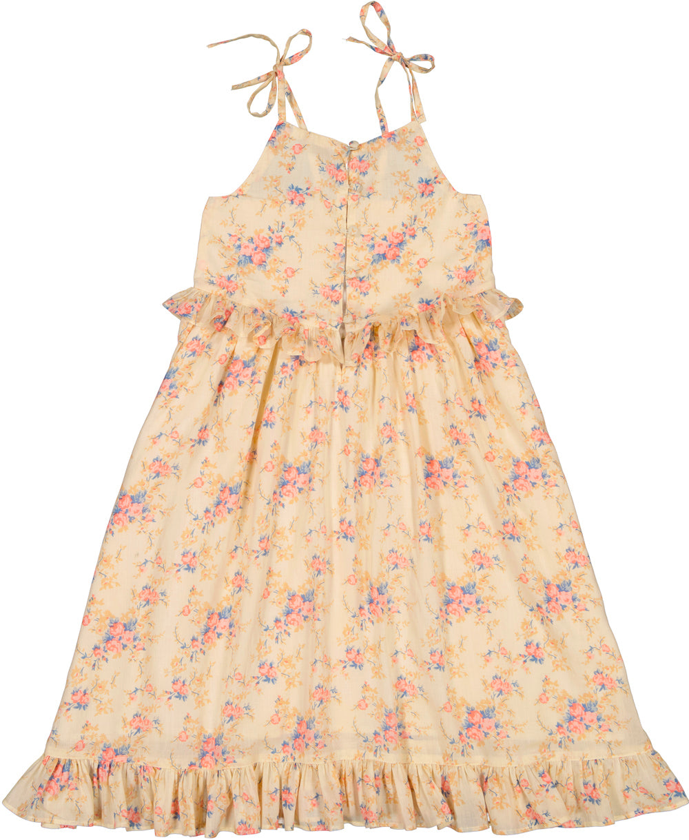 LOUIS LOUISE PEACH/PINK FLORALRUFFLE JUMPER