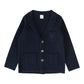ANALOGIE NAVY CREST KNIT BLAZER
