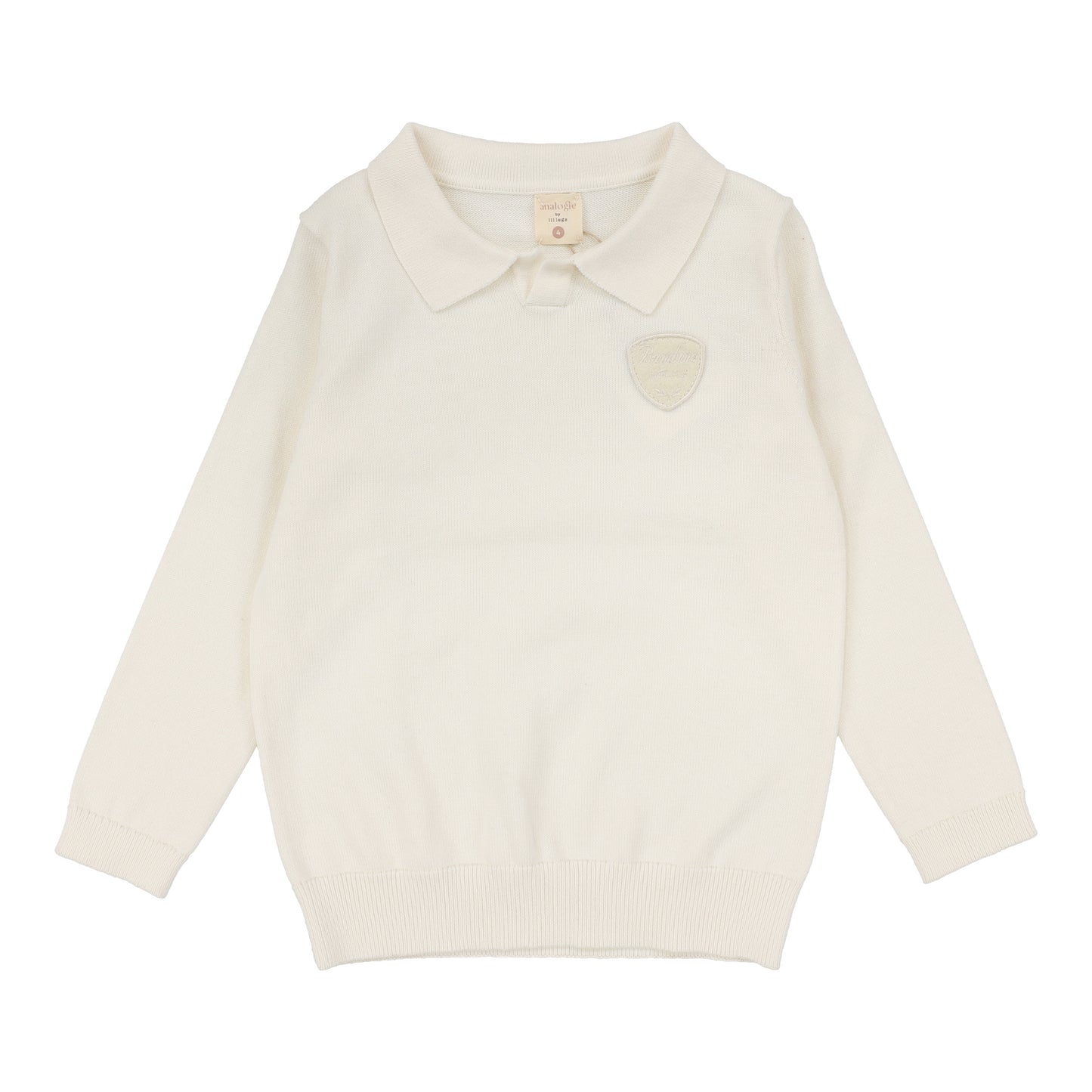 ANALOGIE CREAM KNIT POLO
