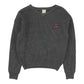 ANALOGIE MID GREY KNIT VNECK SWEATER