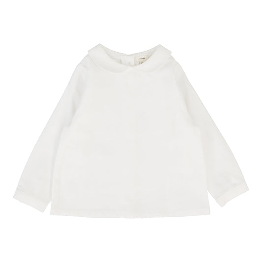 LIL LEGS OFF WHITE COLLAR TEE