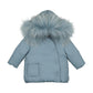 IBIS POWDER BLUE WRAP COAT