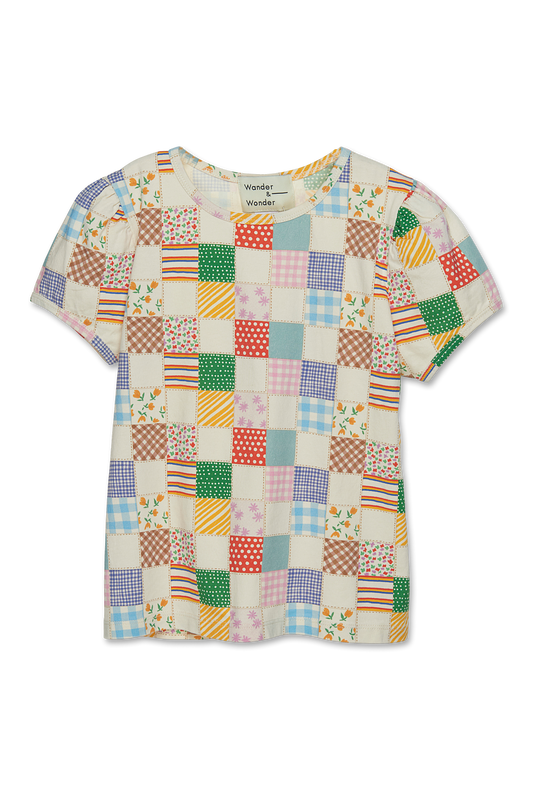 WANDER & WONDER MULTI COLOR QUILTED TOP