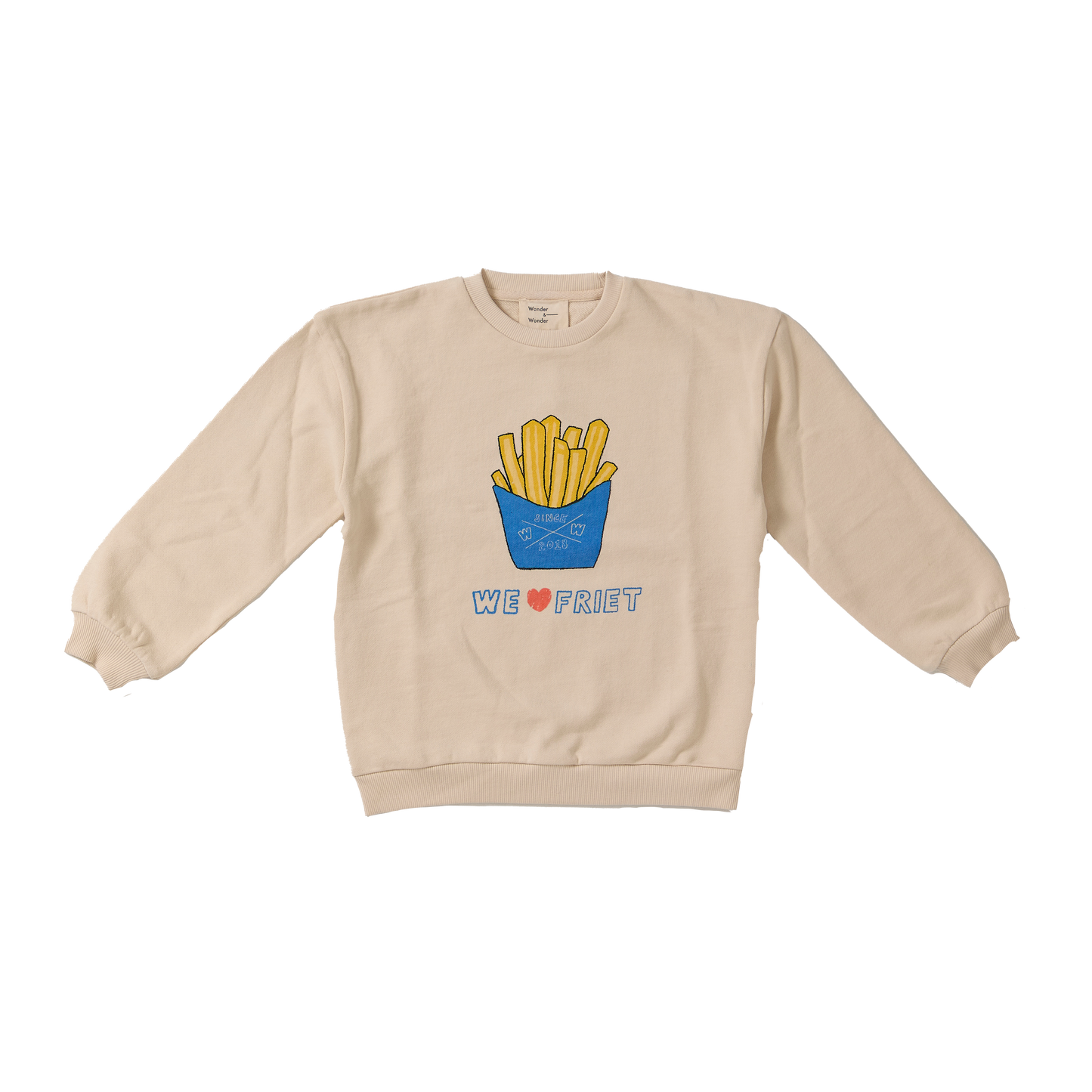WANDER & WONDER CREAM SWEATSHIRT