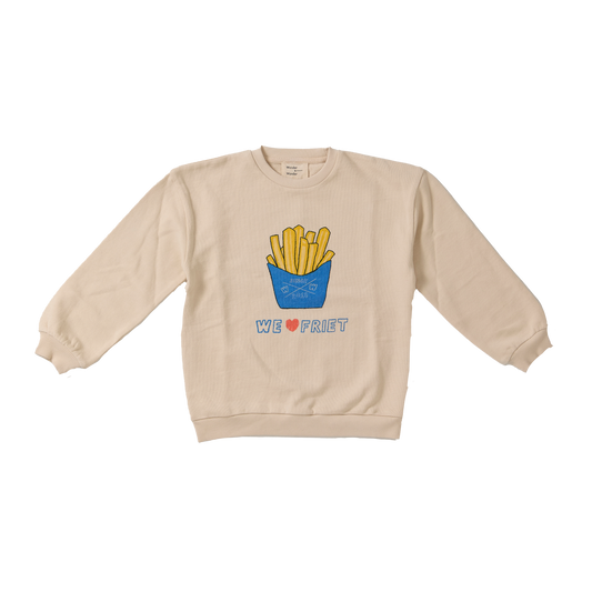WANDER & WONDER CREAM SWEATSHIRT