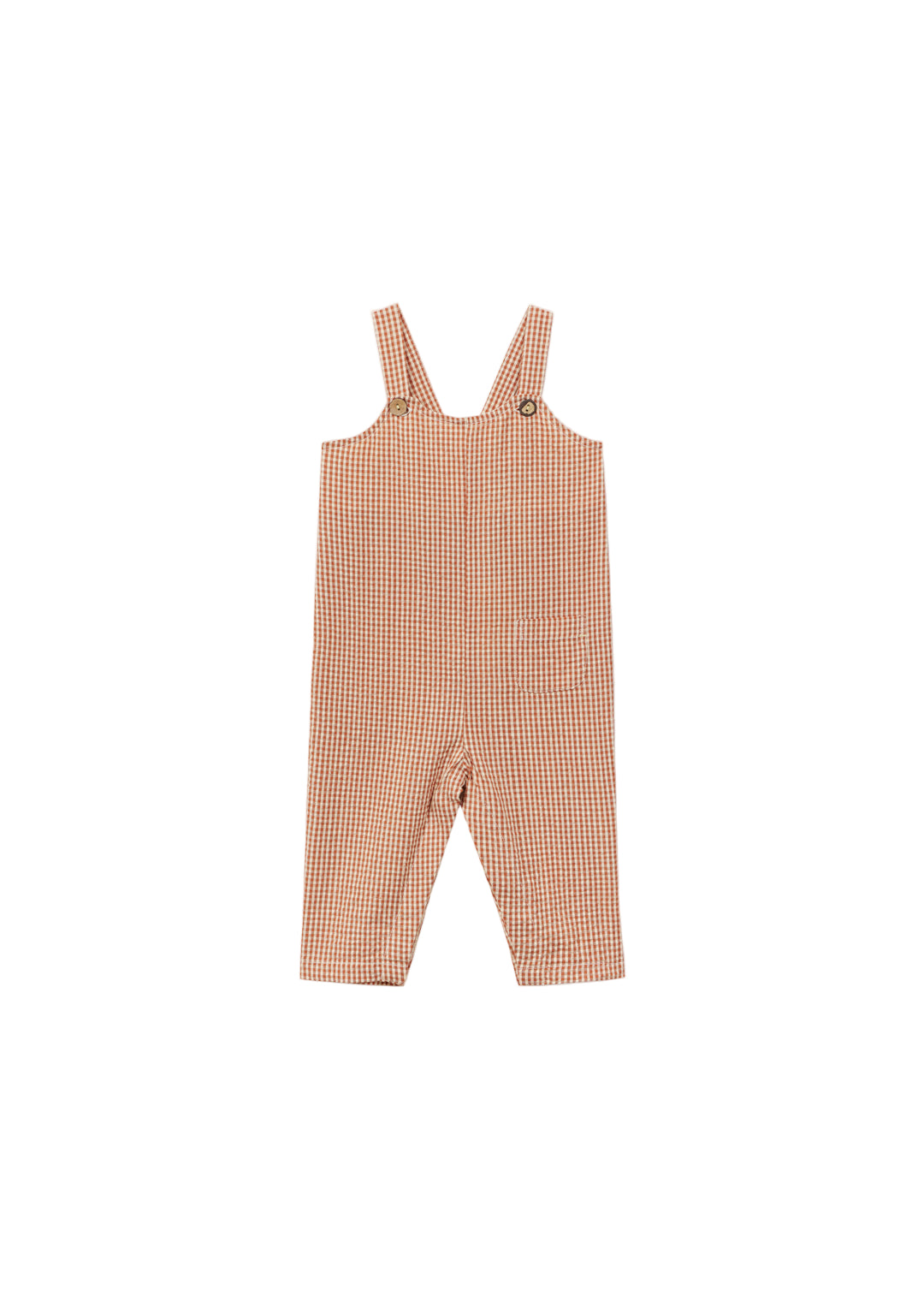 ARSENE & LES PIPELETTES PINK CHECKED ROMPER