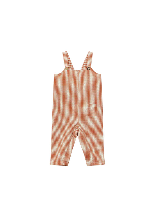 ARSENE & LES PIPELETTES PINK CHECKED ROMPER