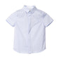 COTTIER PALE BLUE PINSTRIPE BUTTON SHIRT