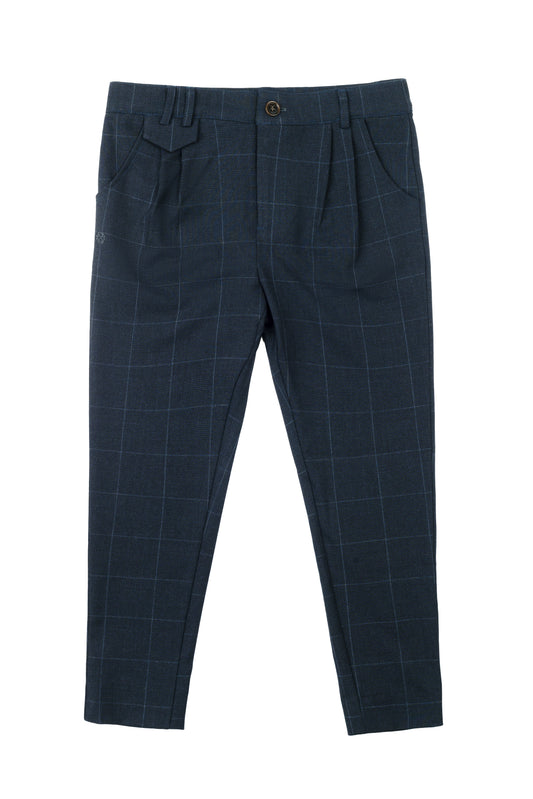 COTTIER NAVY SLIM STRETCH PANTS
