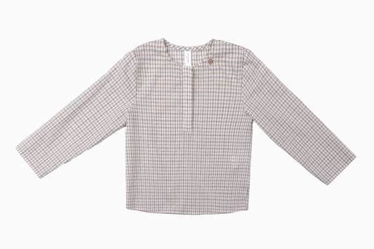 COTTIER STONE MICRO PLAID BUTTON SHIRT
