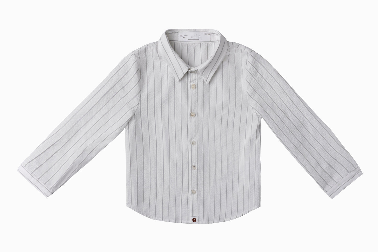 COTTIER WHITE STRIPED BUTTON DOWN SHIRT