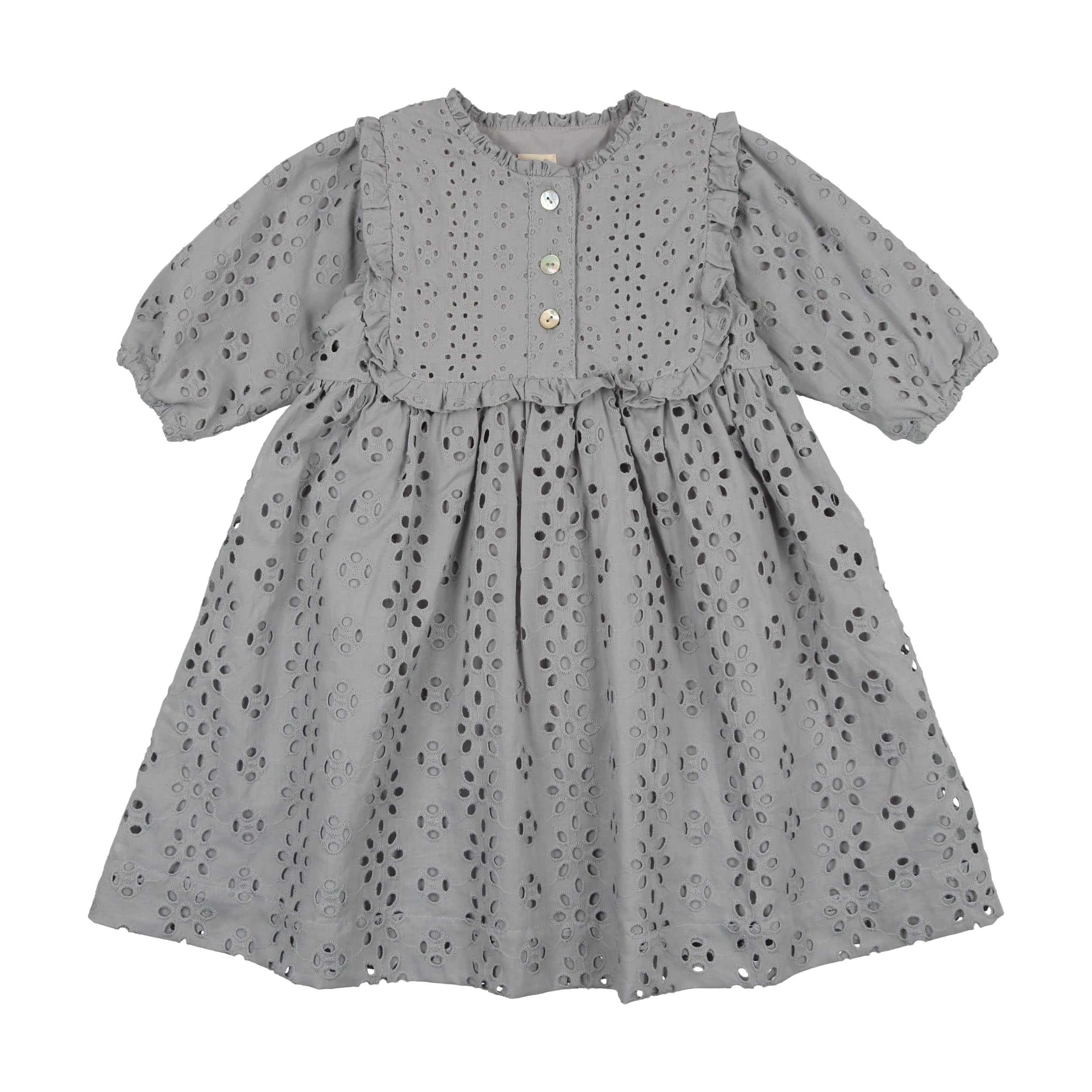 Light Blue Eyelet Dress