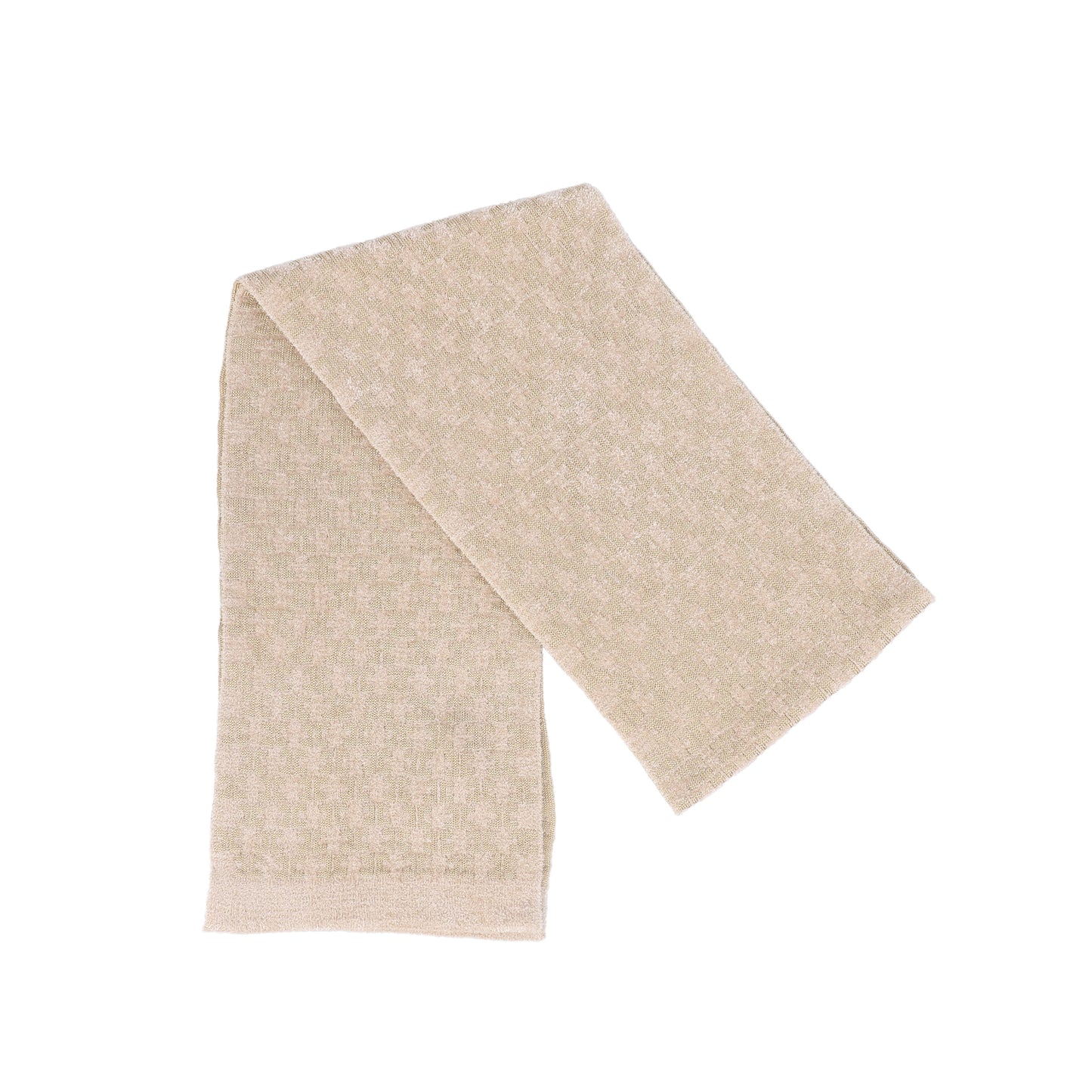 ELISABETTA FRANCHI MAUVE JACQUARD LOGO SCARF