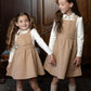 ELLE RAE CAMEL WOOL DRESS