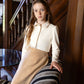 ELLE RAE IVORY SWEATER BLOUSE